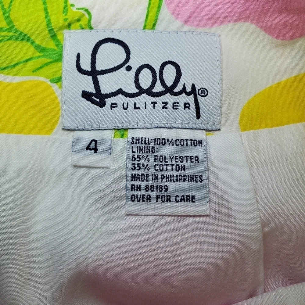 LILLY PULITZER Skirt Sweet Sally Sz 4